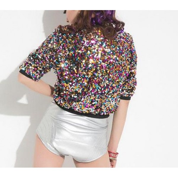 Glitter tops for sales dance